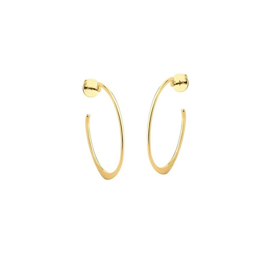 Classic Hoops 18k Solid Gold