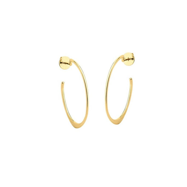 Classic Hoops 18k Solid Gold