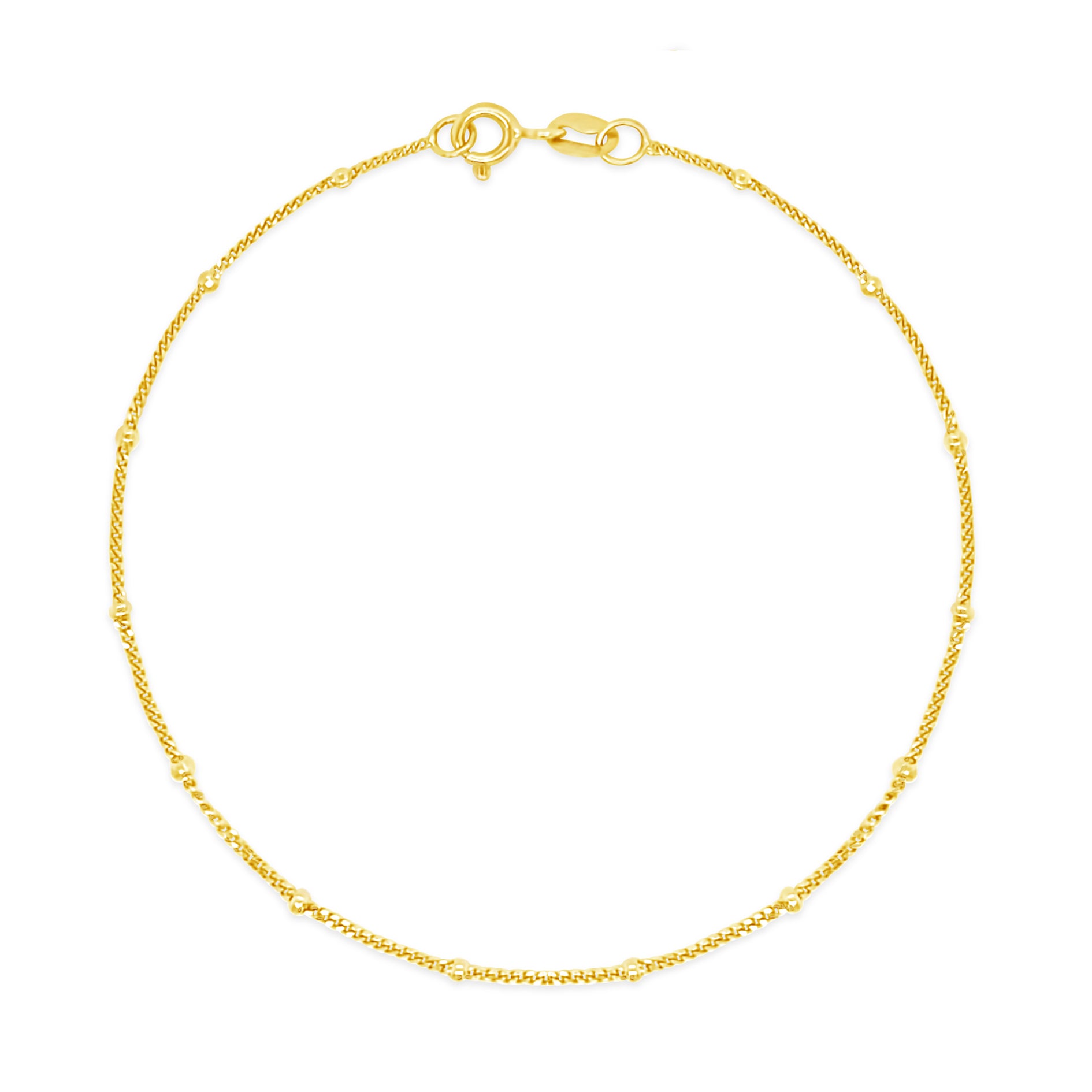 Gold Popcorn Groumet Bracelet. 18k Gold Popcorn Groumet Bracelet