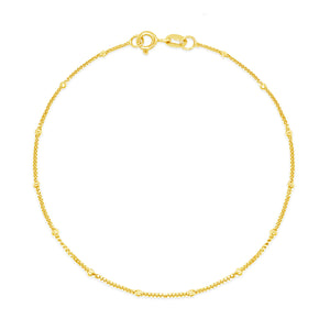 Gold Popcorn Groumet Bracelet. 18k Gold Popcorn Groumet Bracelet