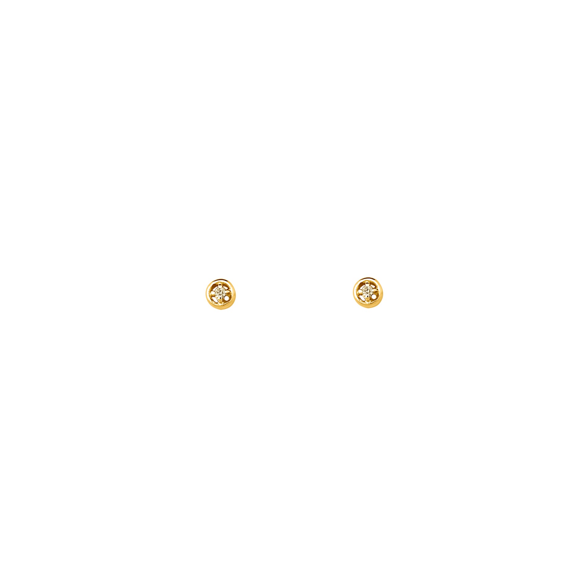 18k Gold Tiny Point Diamond