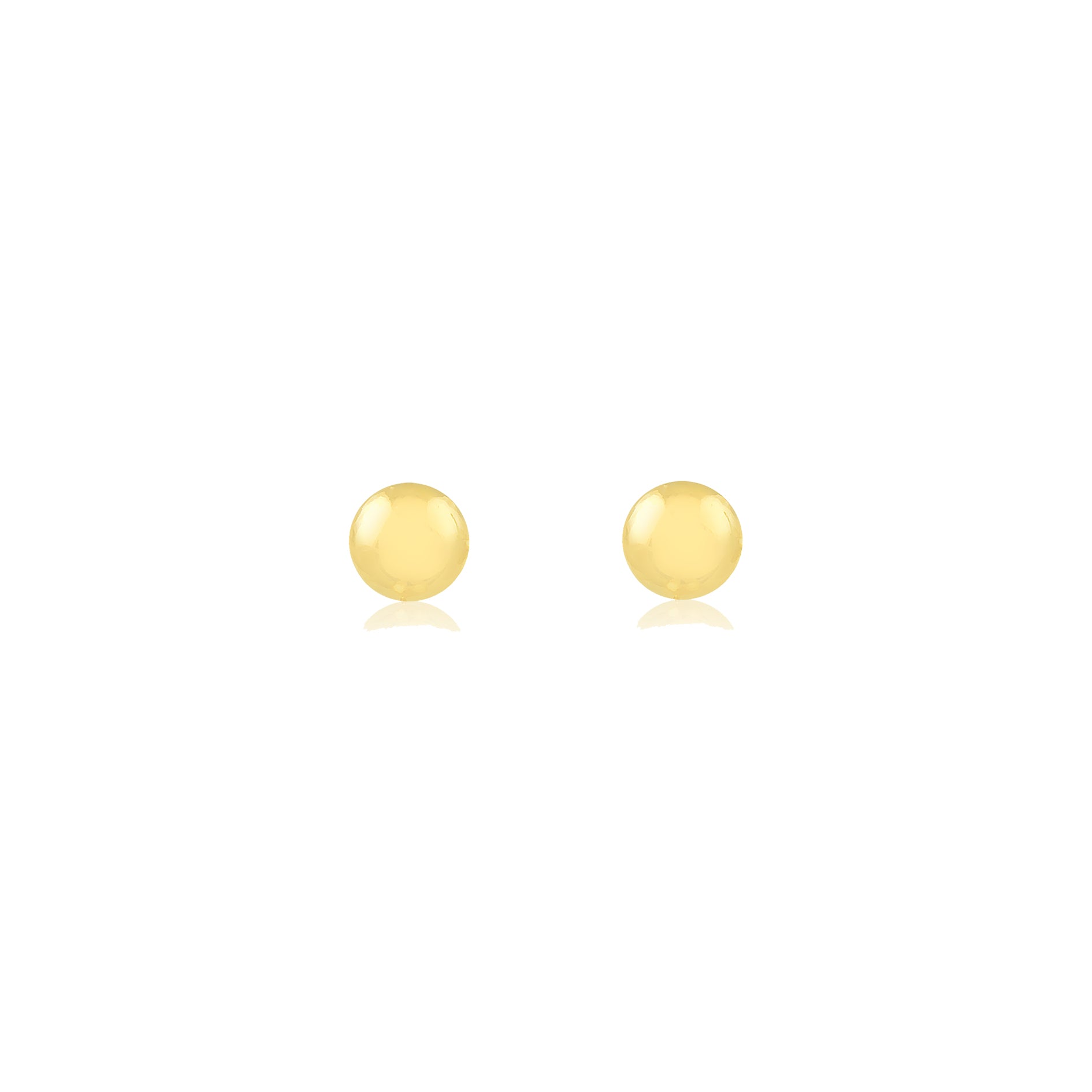 18k Gold Mini Ball 3mm Stud