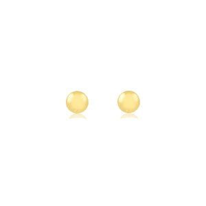 18k Gold Mini Ball 3mm Stud