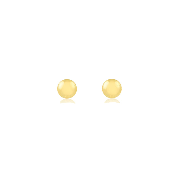 18k Gold Mini Ball 3mm Stud