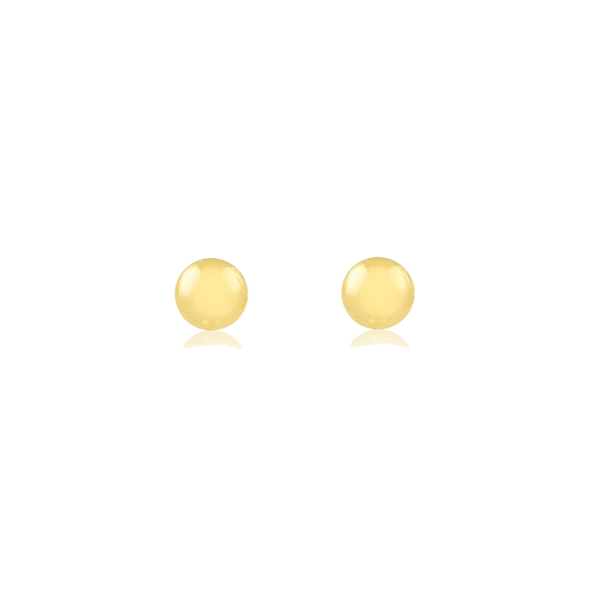 18k Gold Small Ball 5mm Stud