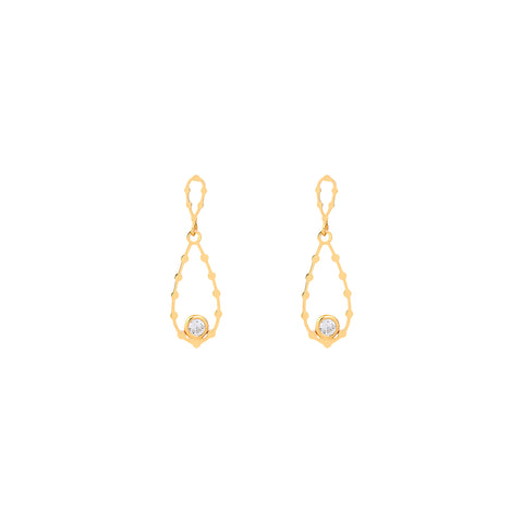 Teardrop Earrings Gold