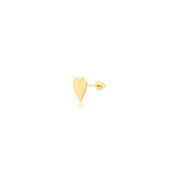 18k Gold Mini Love Heart 8x8