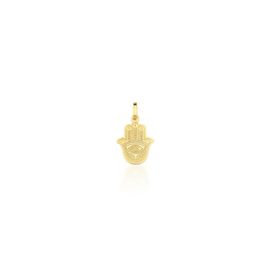 Hamsa Hand Pendant Gold