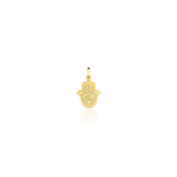 Hamsa Hand Pendant Gold